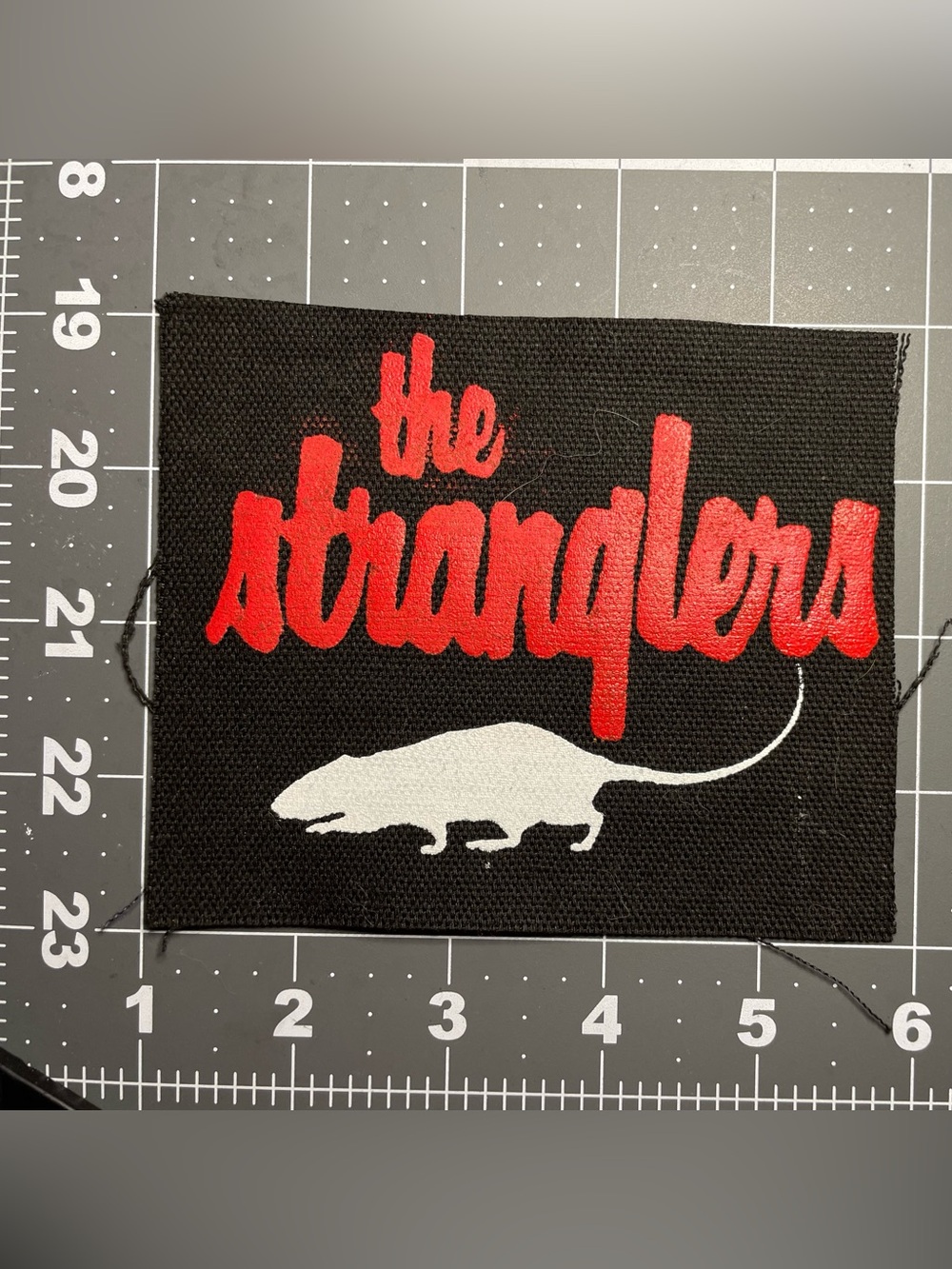 The stranglers canvas patch